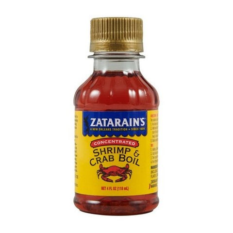 Zatarains, Ssnng Crab Boil Liquid, Case of 6 X 4 Oz