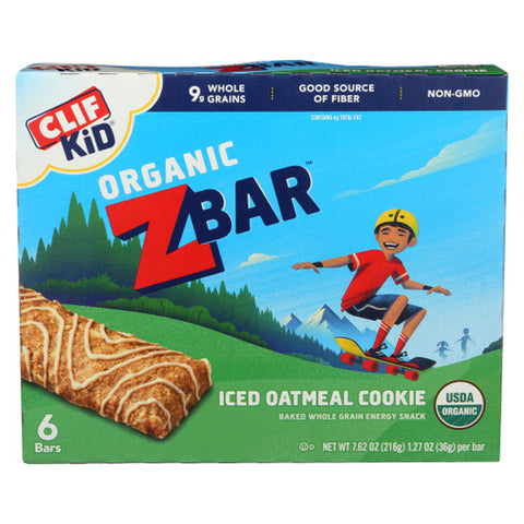 Clif Bar, Iced Oatmeal Cookie, 7.62 Oz(Case Of 9)