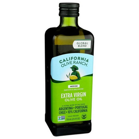 California Olive Ranch, Global Blend Extra Virgin Olive Oil, 25.4 Oz(Case Of 6)