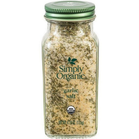 Simply Organic, Organic Garlic Salt, 4.7 Oz(Case Of 6)