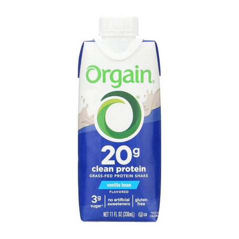Orgain, Vanilla Bean Protein Shake, 11 Oz(Case Of 12)