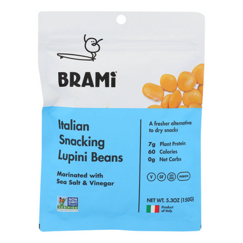 Lupini Beans Sea Salt Case of 8 X 5.3 Oz by Brami