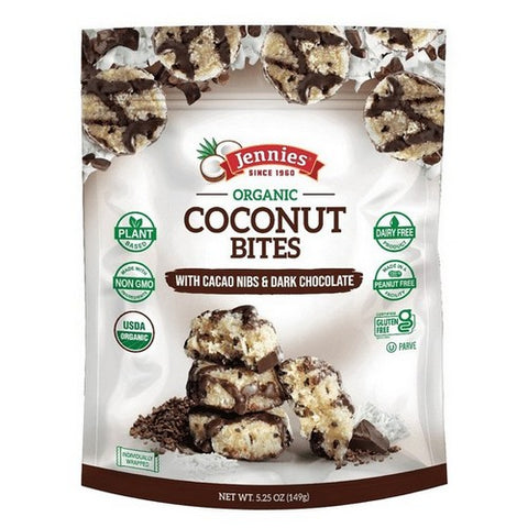 Jennies, Macaroon Bite Cacao Nib, 5.25 Oz(Case Of 6)