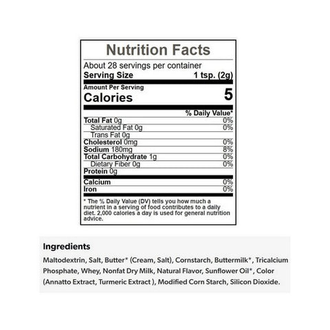 Molly Mcbutter, Butter Sprinkles Original, 2 Oz(Case Of 12)