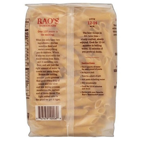 Rao's, Pasta Penne, 16 Oz(Case Of 6)