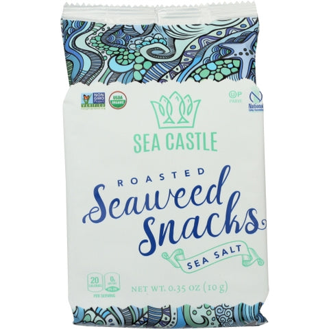Sea Castle, Seaweed Roasted Sea Salt, 0.35 Oz(Case Of 12)