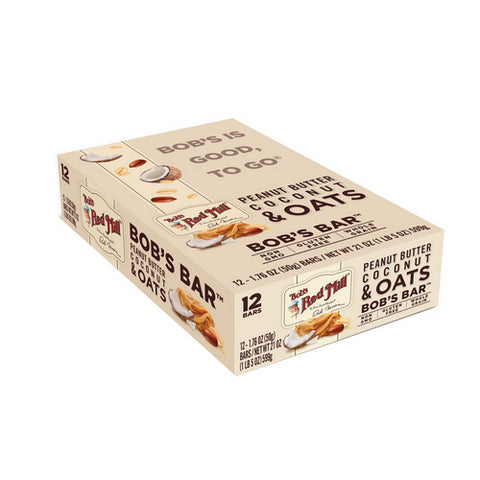Bobs Red Mill, Peanut Butter Coconut & Oats Bob's Bar, 1.76 Oz(Case Of 12)