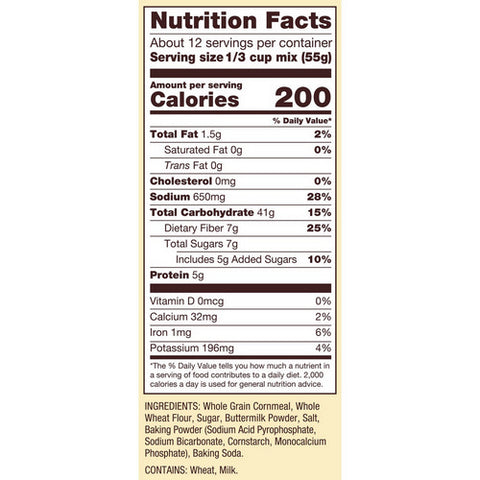 Bobs Red Mill, Corn Bread Muffin Mix, 24 Oz(Case Of 4)