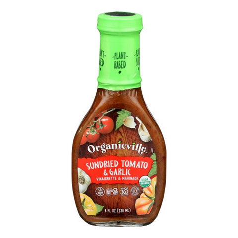 Organicville, Drssng Vngrt Sundrd Tmo G, Case of 6 X 8 Oz
