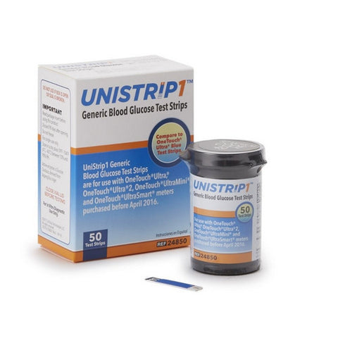Strategic Products Group Inc, Blood Glucose Test Strips, Box Of 50