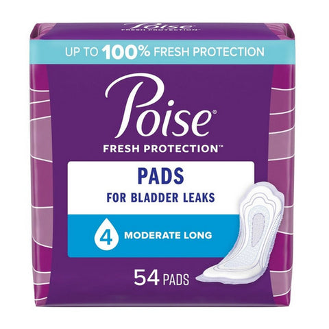 Kimberly Clark, Bladder Control Pad Poise, Pack Of 54