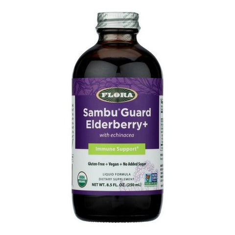 Flora, Organic Elderberry Plus Immune Support, 8.5 Oz