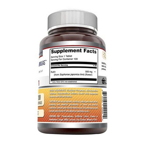 Amazing Nutrition, Amazing Formulas Rutin, 500 mg, 100 Tabs