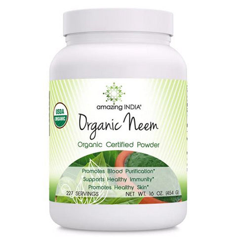 Amazing Nutrition, Amazing India Organic Neem Powder, 16 Oz