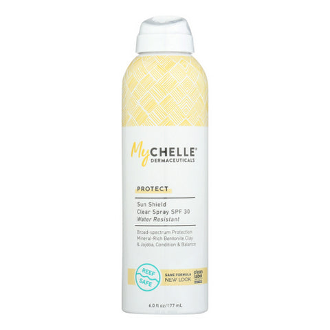 MyChelle Dermaceuticals, Sun Shield Clear Spray SPF 30 Water Resistant, 6 Oz