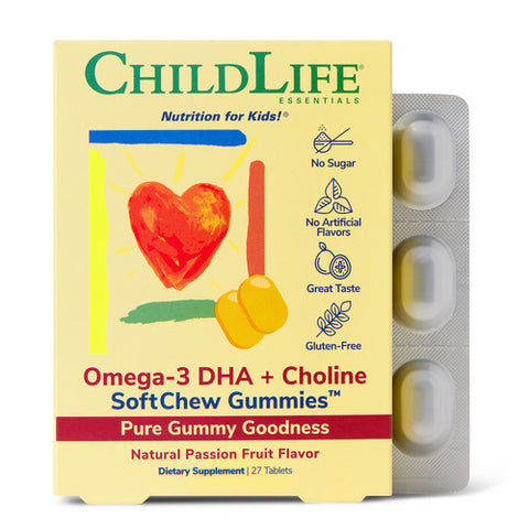 Child Life Essentials, Omega 3 DHA Softmelts, 27 Tabs