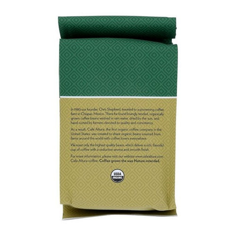 Cafe Altura, Organic Coffee Breakfast Blend Medium Roast Ground, 10 Oz
