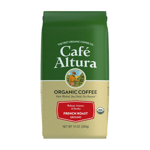 Cafe Altura, Organic Coffee French Roast Ground, 10 Oz