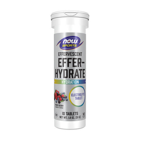 Effer-Hydrate Mixed Berry 10 Tabs by Now Foods