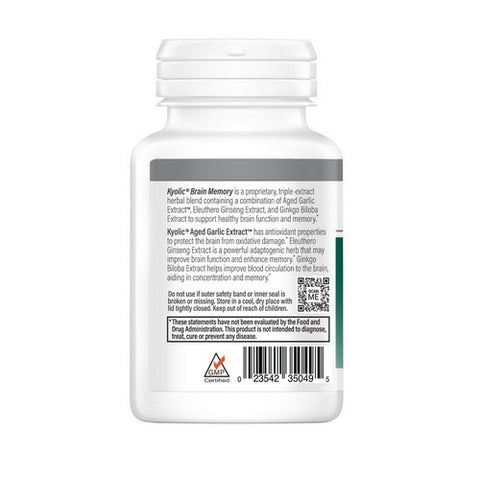 Kyolic, Ginkgo Biloba Plus with A.G.E. & S.G.E., 40 MG, 90 Caps