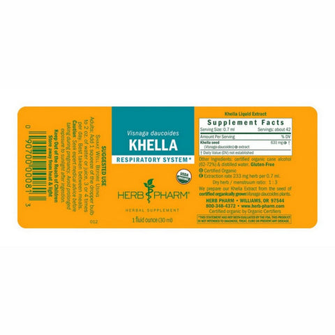 Herb Pharm, Khella, 1 oz
