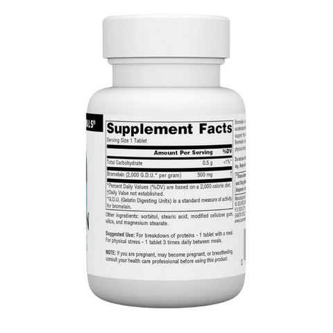 Source Naturals, Bromelain, 500 mg, 2000 GDU/G 30 Tabs