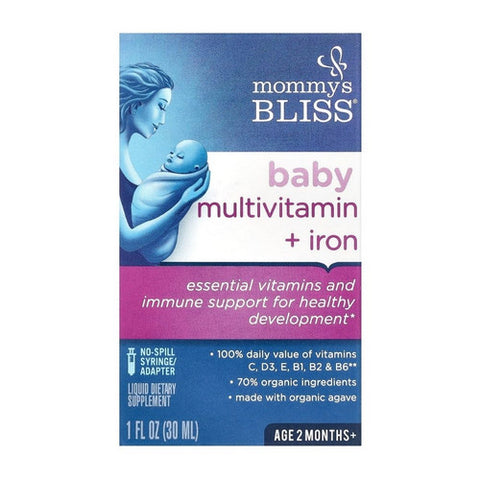 Mommys bliss, Baby MultiVitamin Iron, 1 FL
