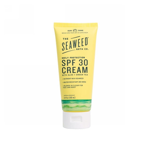 Sea Weed Bath Company, Daily Protection SPF 30 Cream, 3.4 Oz