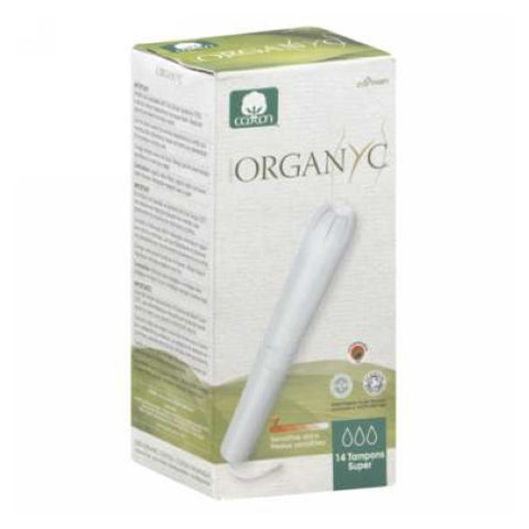 Organyc, Organic Tampons Applicator Super, 14 Count