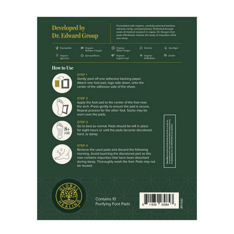 Global Healing Center, Dr. Group's Foot Pads, 10 Pieces