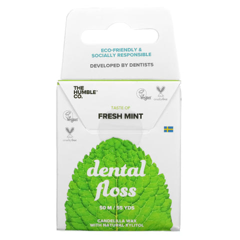 The Humble Co, Dental Floss Fresh Mint, 55 Yds