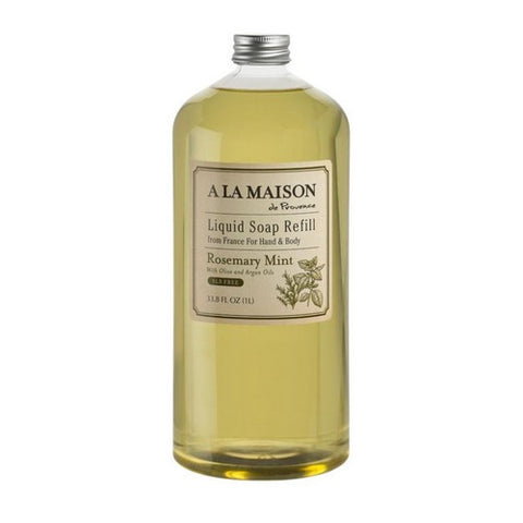 A La Maison, Rosemary Mint Soap Refill, 33.8 Oz