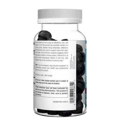 Source Naturals, Wellness Gummies Elderberry, 60 Gummies