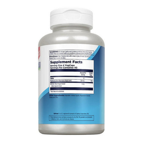Kal, High Absorption Magnesium Glycinate 350, 350 mg, 160 Veg Caps Kal