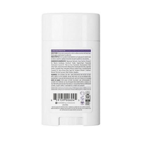 Schmidt's Deodorant, Natural Deodorant Aluminum Free Lavendar And Sage, 2.65 Oz