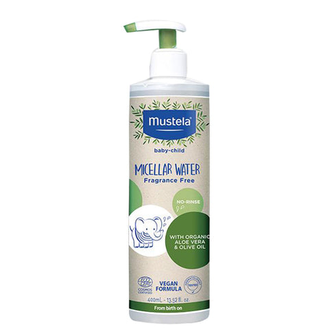 Organic Micellar Water Olive Oil and Aloe 13.52 Oz by Mustela