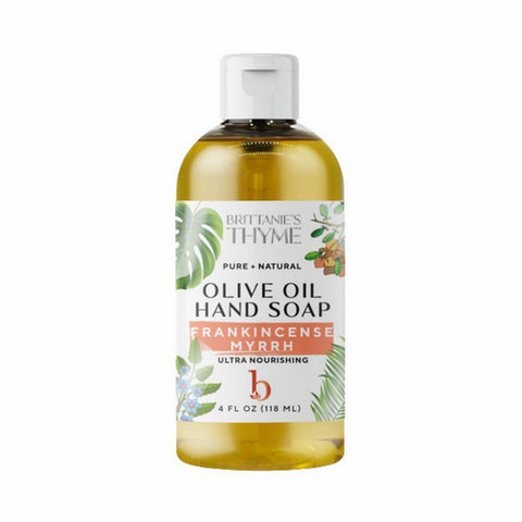 Brittaine's Thyme, Liquid Hand Soap Frankincense & Myrrh, 4 Oz