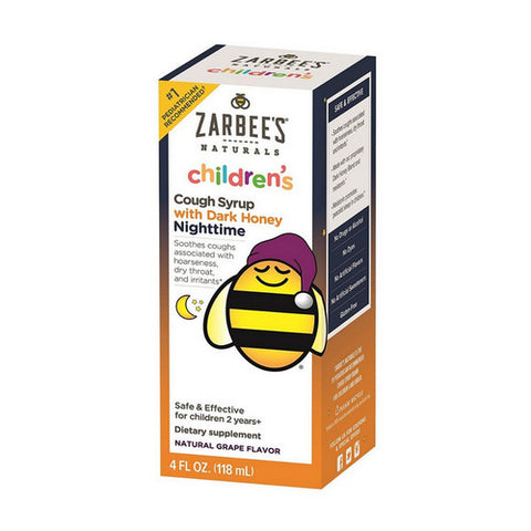 Children'S Cough Syrup With Dark Honey Night Time 4 Oz by Zarbees