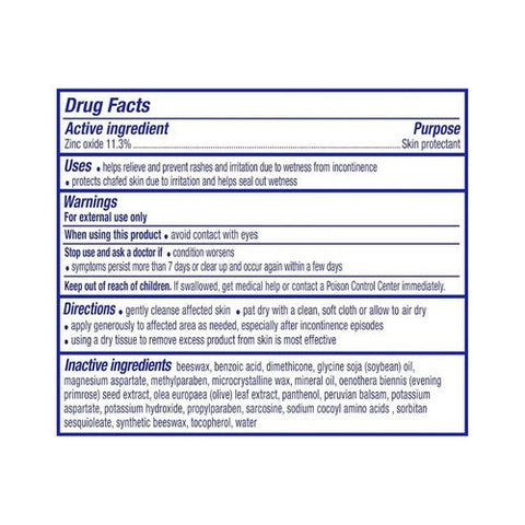 Balmex, Adult Advantage Zinc Oxide 11.3% B Protected Skin Relief Cream, 12 Oz Balmex