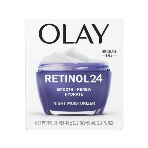 Crest, OLAY Regenerist Retinol 24 Night Moisturizer Fragrance-Free, 1.7 Oz