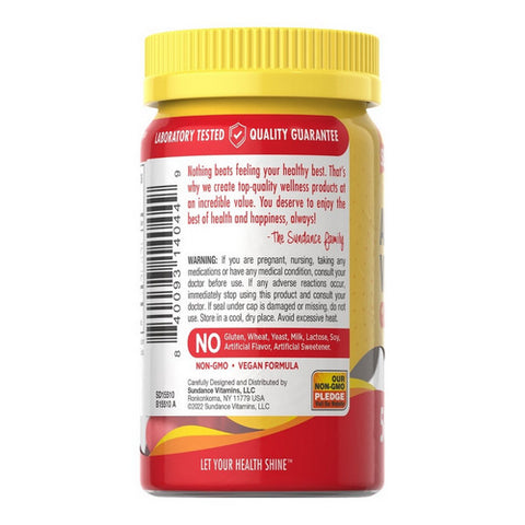 Sundance, Vitamins Apple Cider Vinegar Gummies Natural Apple, 50 Gummies