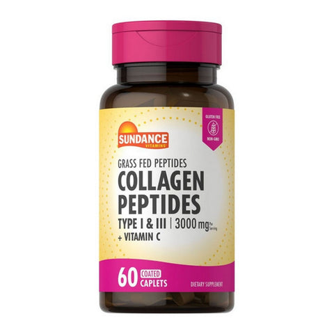 Sundance, Vitamins Hydrolyzed Collagen Coated Caplets, 1000 Mg, 60 Caplets
