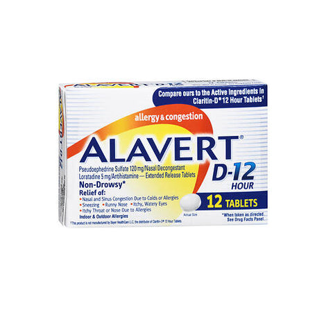 Bronkaid, Allergy & Congestion D-12 Hour Extended Release, 24 Tabs