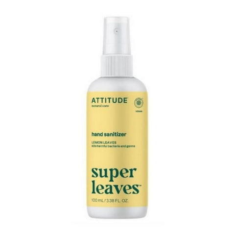 Attitude, Super Leaves Hand Sanitizer Lemon Leaves, 3.5 Oz