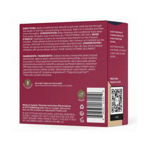 Attitude, Leaves Bar Nourishing Conditioner Sandalwood, 4 Oz