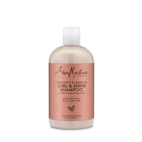 Shea Moisture, Curl & Shine Shampoo Coconut Hibiscus, 13 Oz