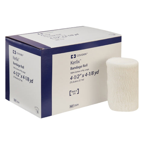 Kerlix, Nonsterile Fluff Bandage Roll 4+ Inch x 4-1/10 Yard, Count Of 12