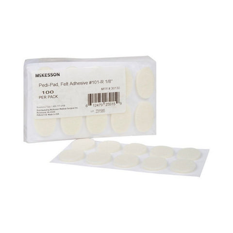 McKesson, Protective Pad Size 101-Regular Adhesive Foot 30130, Pack Of 100