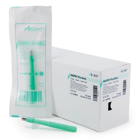 McKesson, Argent Disposable Biopsy Punches 6.0 mm, Box Of 25