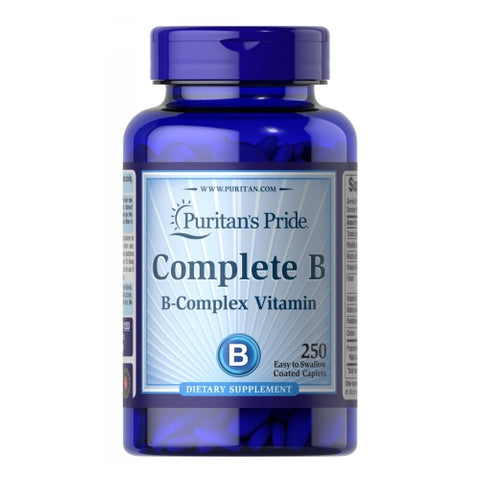 Puritan's Pride, Complete B (Vitamin B Complex), 250 Caplets